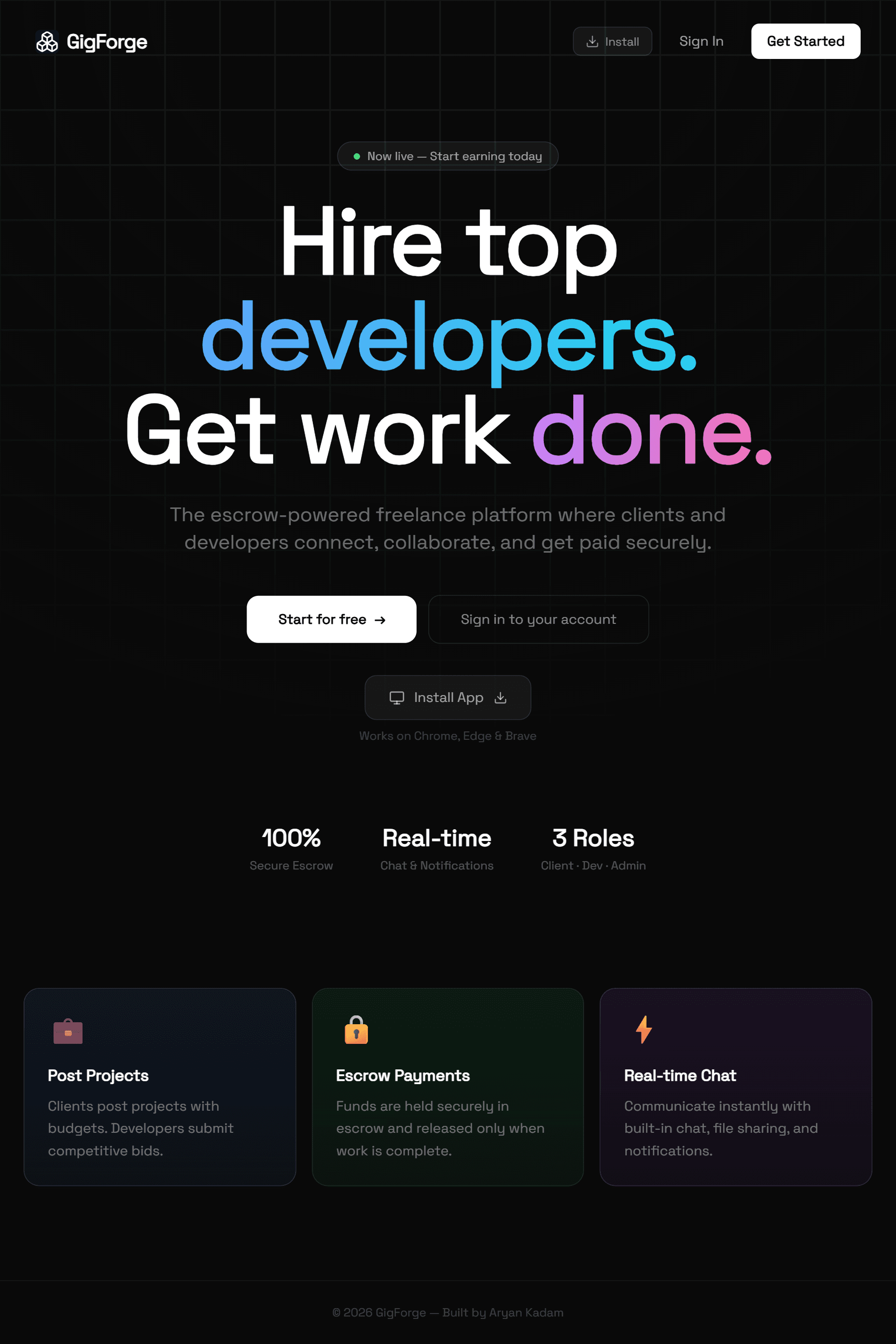 Gigforge Desktop